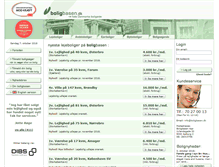 Tablet Screenshot of boligbasen.dk